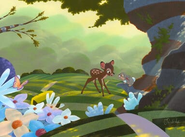 Friends In A New World (Bambi) – ORIGINAL SOLD