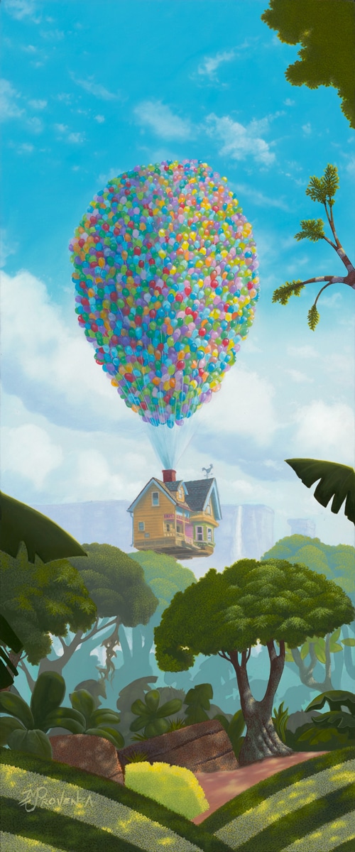 "Ellie's Dream " (Up) 10x34 by Michael Provenza