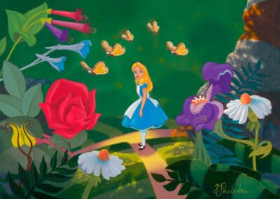 When She Was Just Small (Alice in Wonderland) Original Sold
