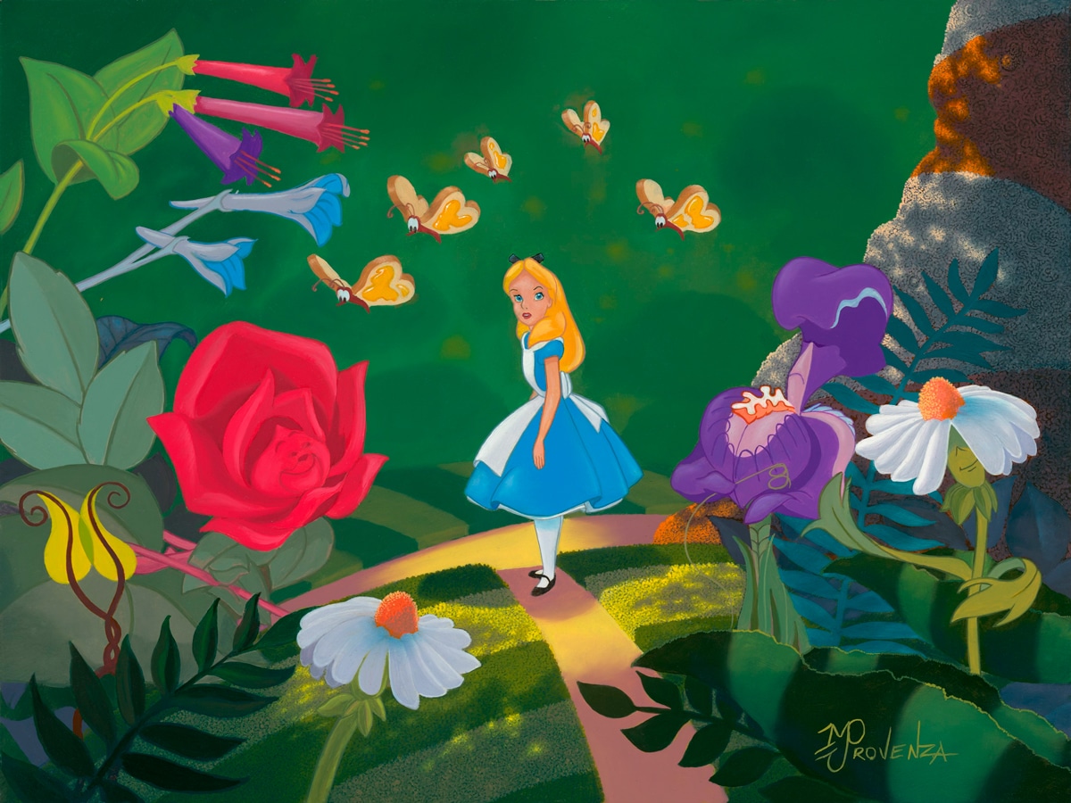 When She Was Just Small (Alice in Wonderland) 11x14 by Michael Provenza