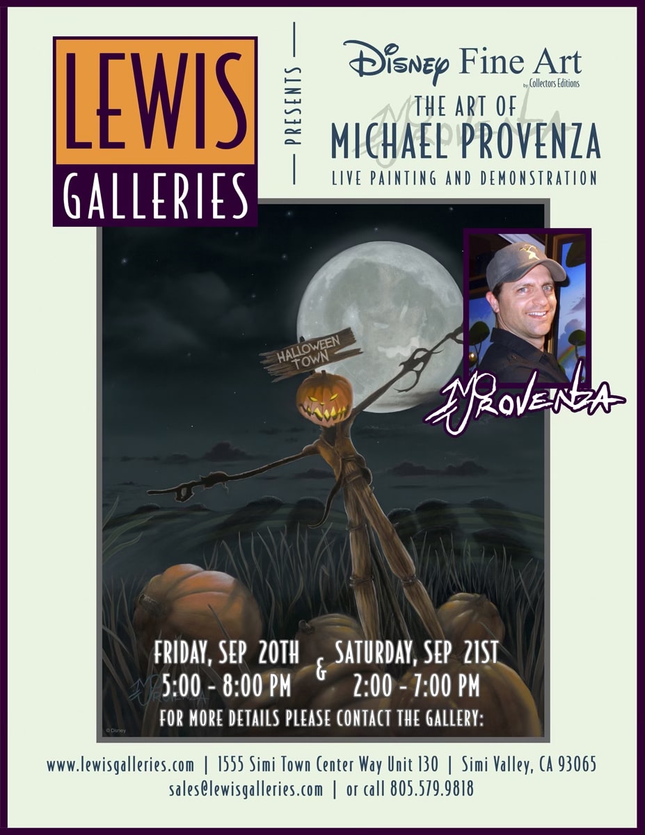 Disney Fine Art presents Michael Provenza at Lewis Galleries