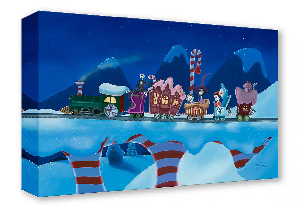 DISNEY Holiday Train (The Nightmare Before Christmas) treasure gallery wrap